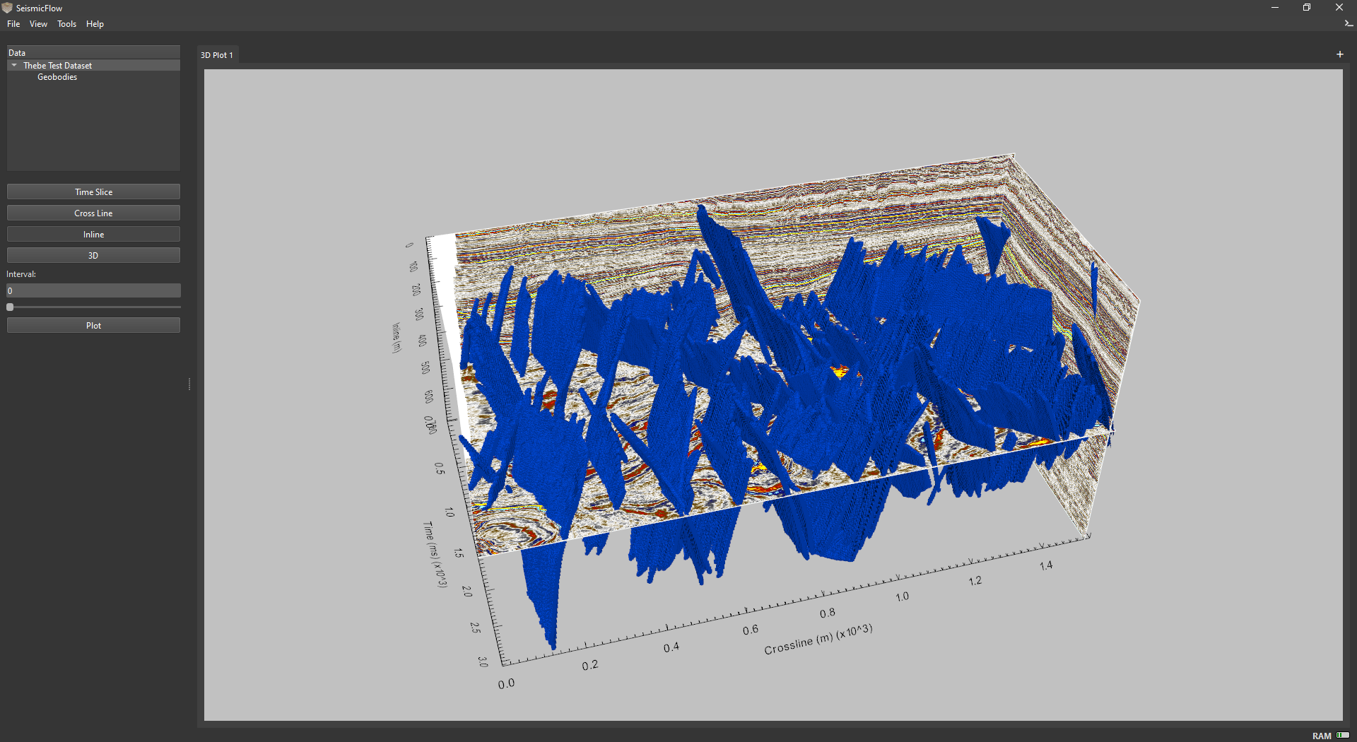 SeismicFlow Interface 1